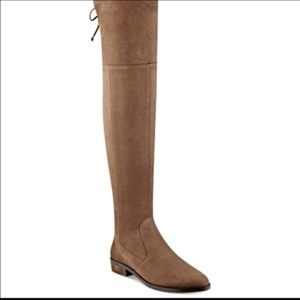 Vince Camuto Crisintha Taupe OTK Boots US5.5